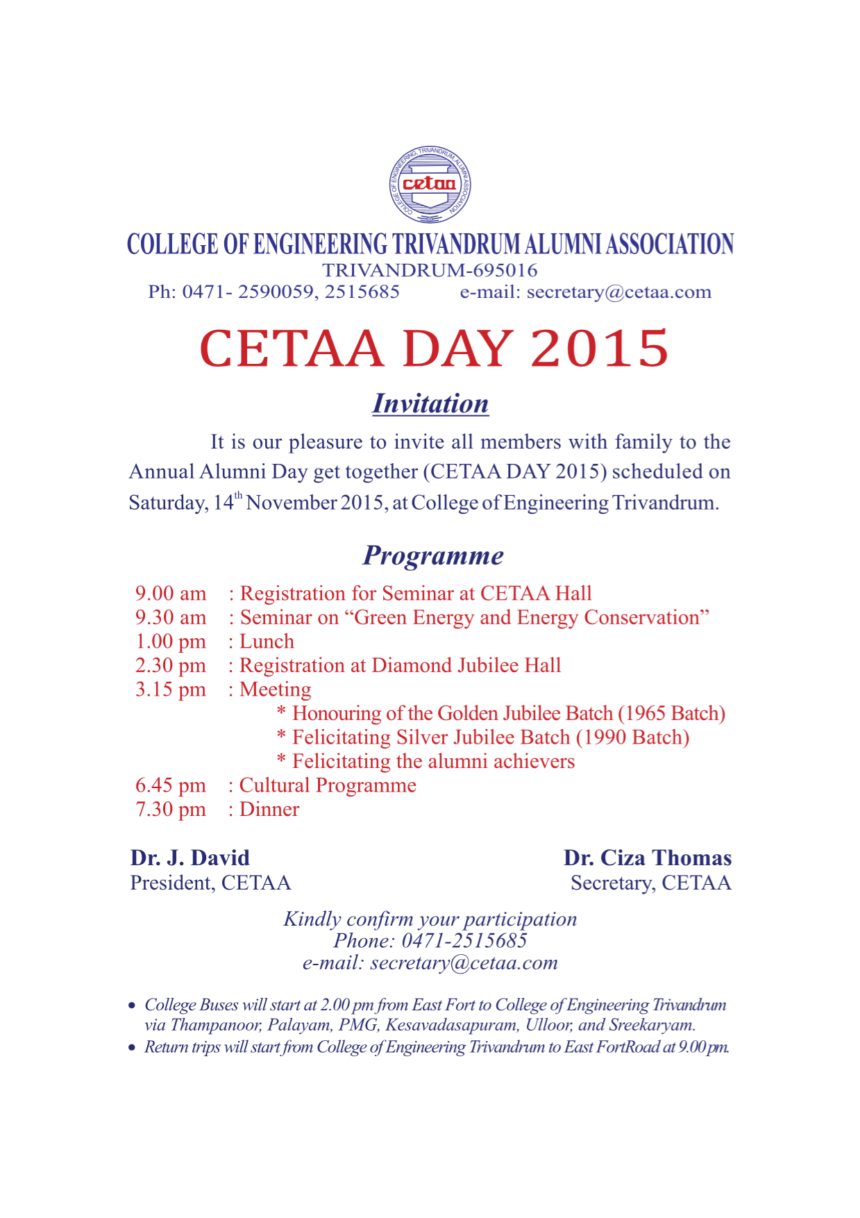 CETAA DAY 2015